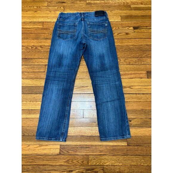 Rock & Republic Mens Straight Leg Jeans Sz 32x32 Blue Dark Wash Stretch Denim - Picture 7 of 7